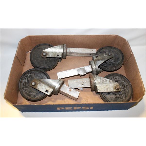 SET OF 4 CASTERS