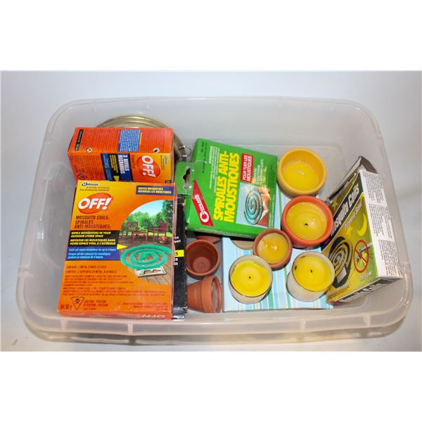 MOSQUITO OFF COILS AND CANDLES