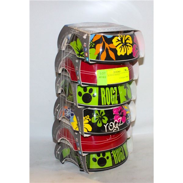 6 DOG BOWLS SMALL