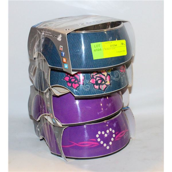 4 DOG BOWLS 12OZ
