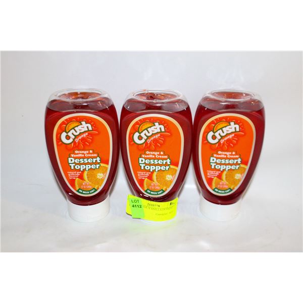 NEW ORANGE/VANILLA DESSERT TOPPER 3