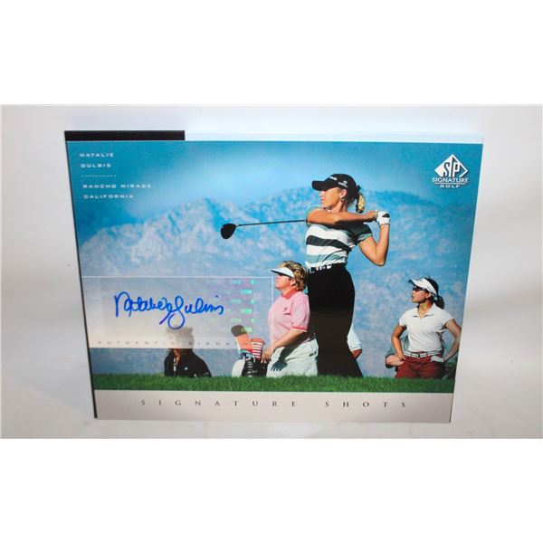 AUTOGRAPHED NATALIE GULBIS 8X10 W COA