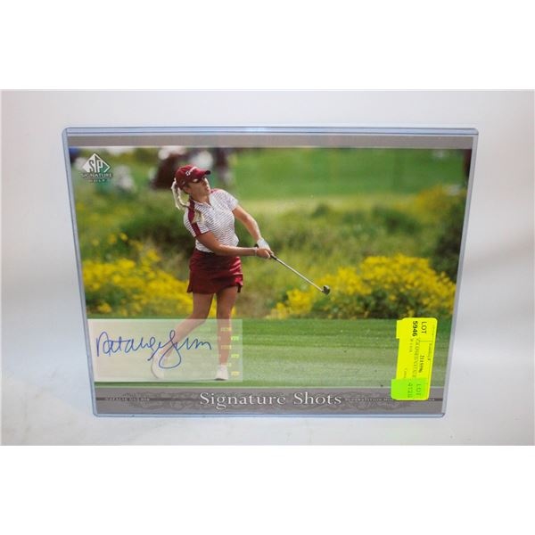 AUTOGRAPHED NATALIE GULBIS 8X10 W COA