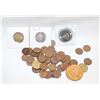 Image 1 : BAG OF PENNIES AND TOKENS