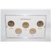 Image 1 : 2004 PLATINUM PLATED USA STATE QUARTERS BU SET X5