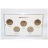 Image 1 : 2005 PLATINUM PLATED USA STATE QUARTERS BU SET X5