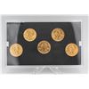 Image 2 : 2001 GOLD PLATED USA STATE QUARTERS BU SET X5