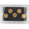 Image 2 : 2004 GOLD PLATED USA STATE QUARTERS BU SET X5