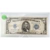 Image 2 : US 1934 $5 BLUE SEAL NOTE