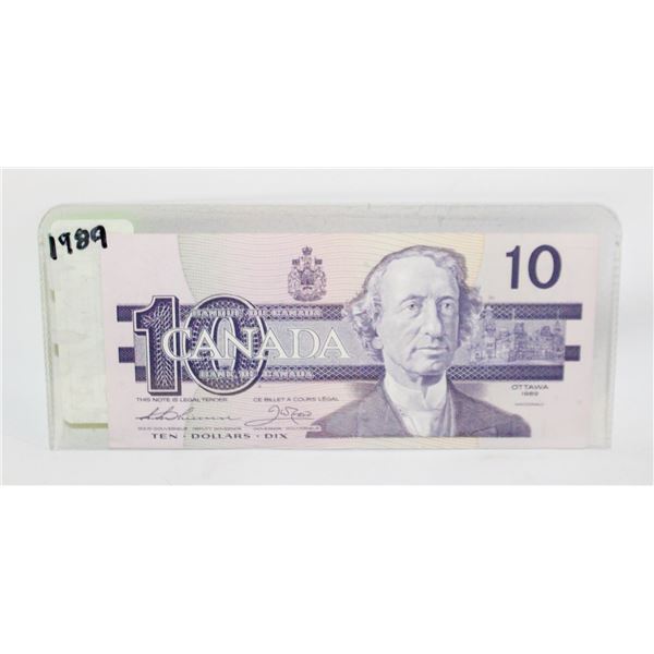 1989 $10 NOTE