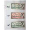 Image 1 : 1954 2X $1 AND 1X$2 NOTES