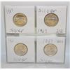 Image 1 : SILVER QUARTERS 3X1967 AND 1X1968