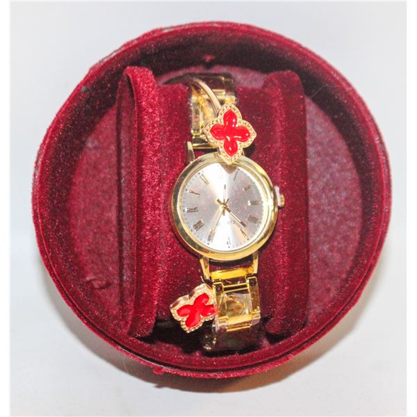 NEW 2PCS WOMEN'S WATCH AND BRACELET