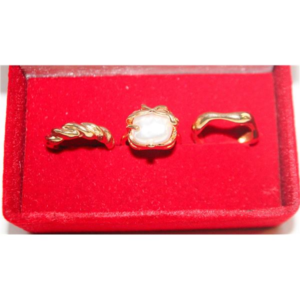 NEW 3PCS/SET RING SET  ADJUSTABLE SIZE