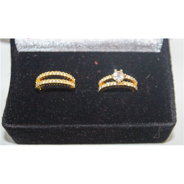 NEW 2PCS/SET RING SET SZ8