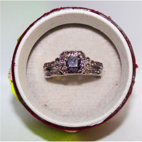 NEW 2PCS/SET RING SET SZ9