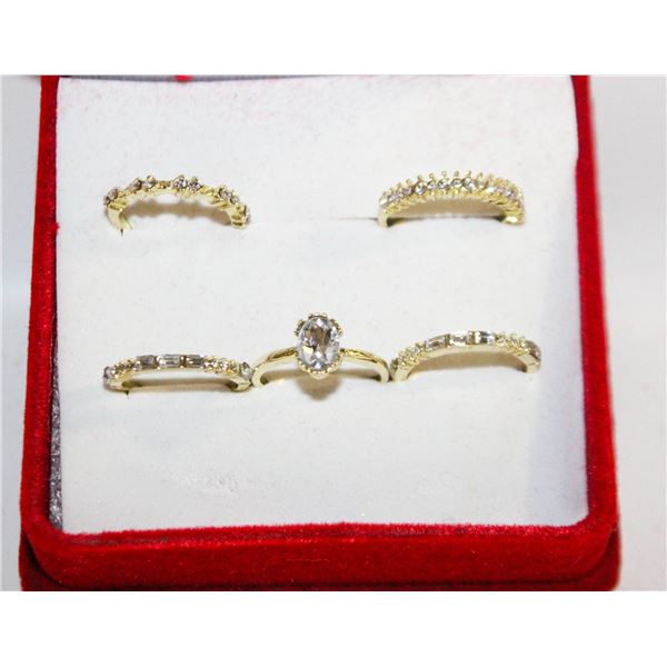NEW 5PCS/SET RING SET SZ8