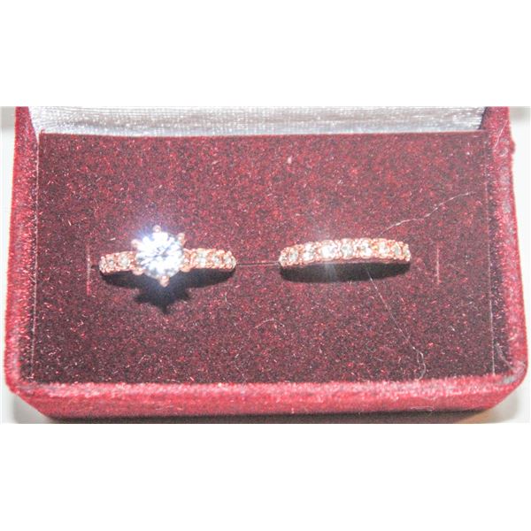 NEW 2PCS/SET RING SET SZ9