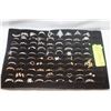 Image 1 : JEWELRY ORGANIZER TRAY W/ 90 RINGS