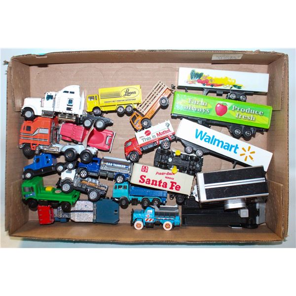 20 SEMI-TRUCKS & TRAILERS