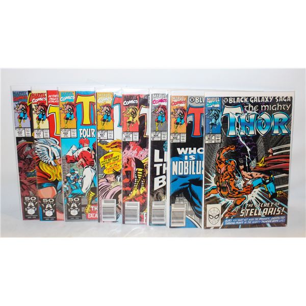 9-MARVEL COMICS THE MIGHTY THOR # 421-425,