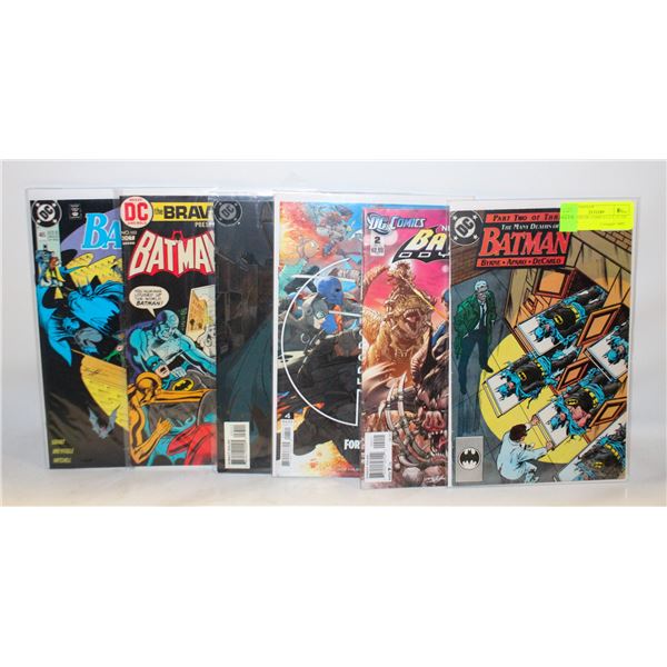 6 BATMAN DC COMICS # 2, 4, 35, 103, 434, 465