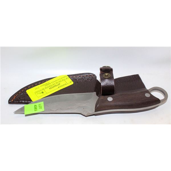 NEW TACTICAL OUTDOOR HUNTING DAMASCUS STYLE KNIFE