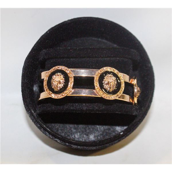 NEW REPLICA VERSACE GOLD TONED BANGLE