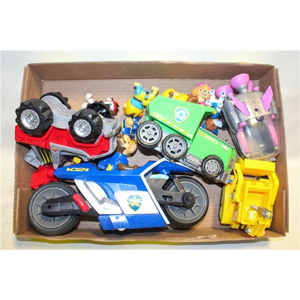 14 PAW PATROL PUPS, CARS & TRUCKS TOYS