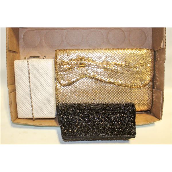 CLUTCH PURSES - SPARKLY & SHINY GOLD,