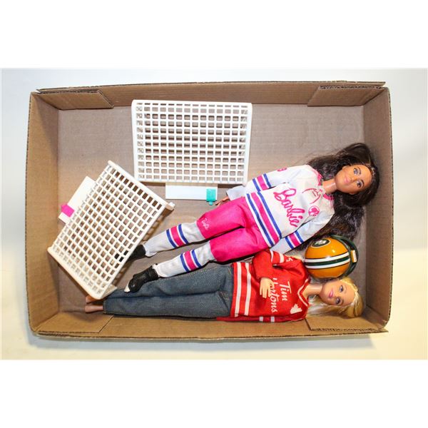 BARBIE DOLLS HOCKEY & SOCCER