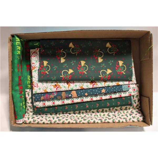 COTTON CHRISTMAS FABRIC FOR QUILTING &