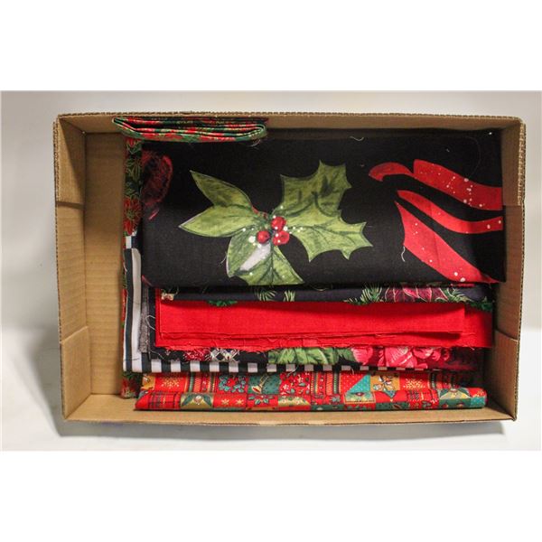 COTTON CHRISTMAS FABRIC FOR QUILTING &