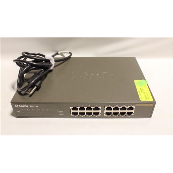 D-LINK 16 PORT FAST ETHERNET UNMANAGED