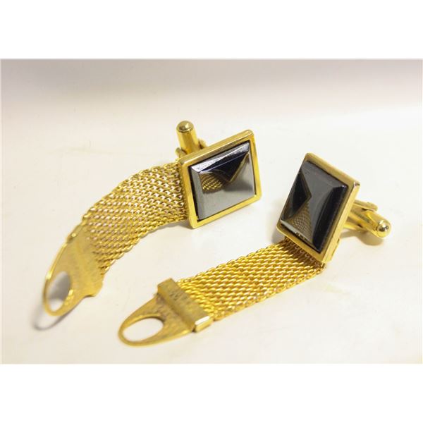 MID CENTURY MESH CUFFLINKS