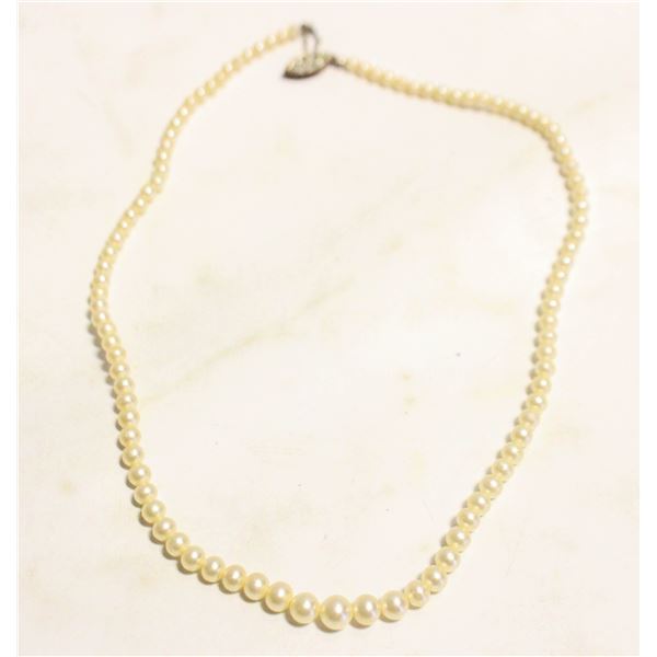 MARVELLA PEARL STYLE NECKLACE 15"
