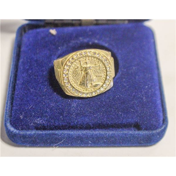 LADY LIBERTY MEN'S RING SIZE 10.5