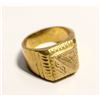 Image 1 : MENS SIZE 10.5 HEAVY BRASS RING