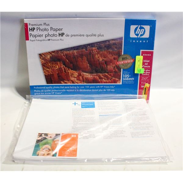 HP HIGH GLOSS 11X17 PHOTO PAPER