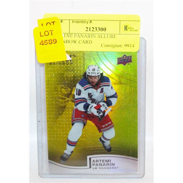 ARTEMI PANARIN ALLURE RAINBOW CARD