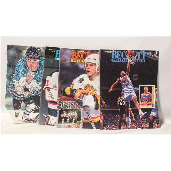 BECKETT BASKETBALL, HOCKEY GUIDES