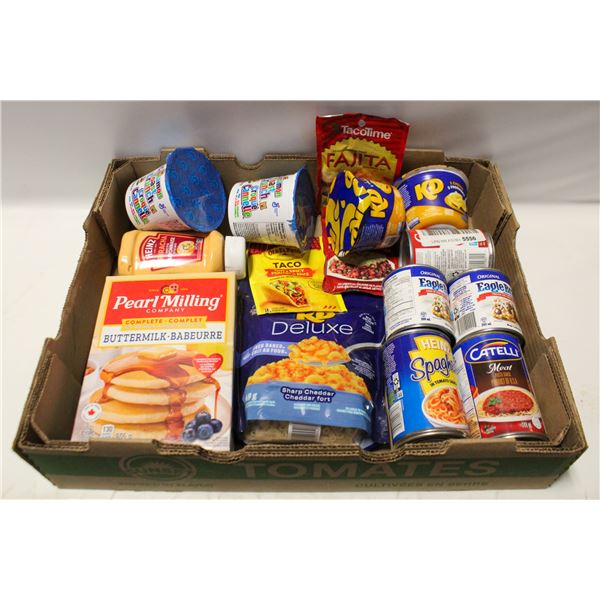 FLAT OF VARIOUS NON PERISHABLE