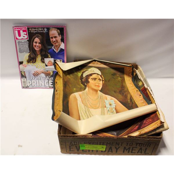 LOT OF VARIOUS ENGLISH ROYAL COLLECTOR DOCUMENTS