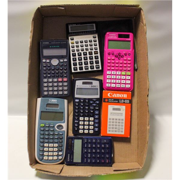 COLLECTION OF SCIENTIFIC CALCULATORS