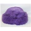 Image 1 : NEW PRINCESS HAT FAUX FUR PURPLE