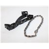 Image 1 : BC STEEL BLK PLUS SILVER TONE ROPE CHAIN