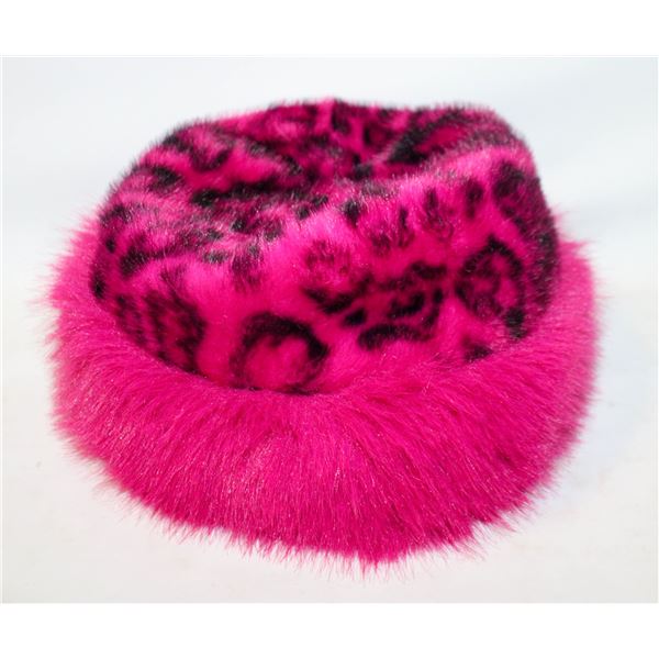 NEW LEOPARD PRINT MONGOLIAN STYLE HAT