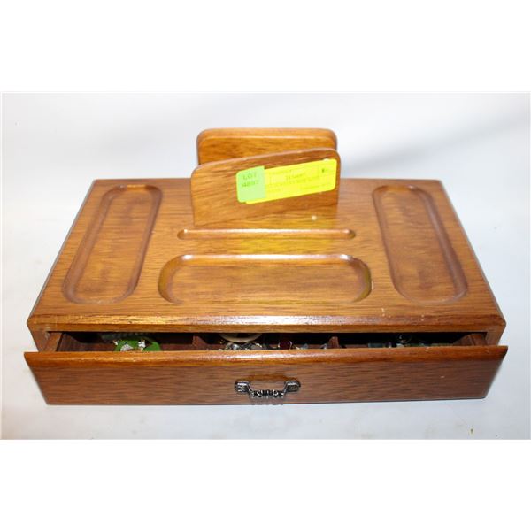 ESTATE JEWELRY BOX WITH CONTENTS