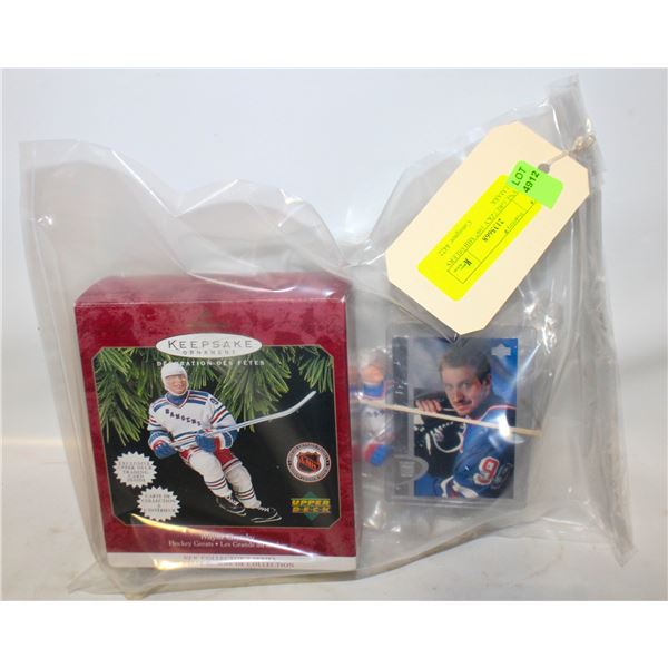 WAYNE GRETZKY 1997 MIB OILERS HALLMARK