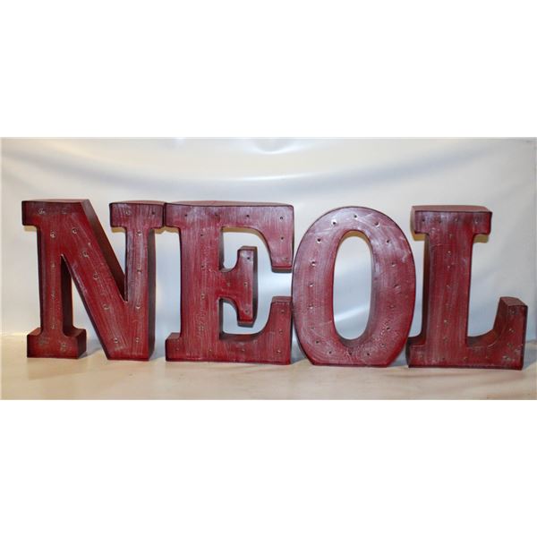12" NOEL LIGHT UP METAL